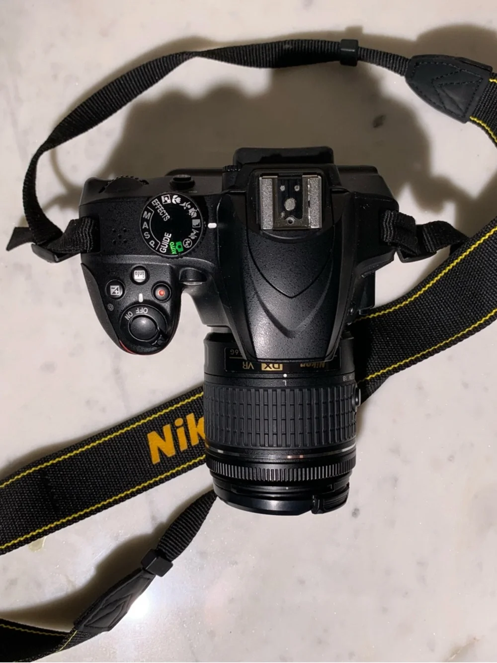 Nikon Black DSLR Camera with Two Zoom Lenses and Accessories